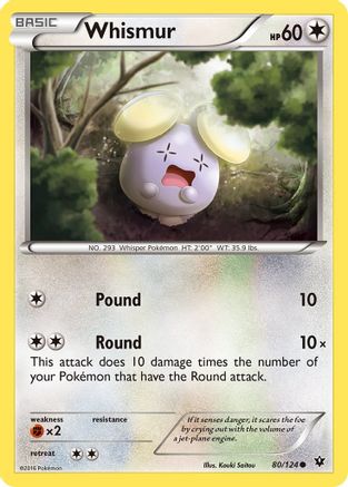Whismur 080 XY Fates Collide - Common