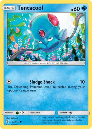 Tentacool 023/145 SM Guardians Rising - Common