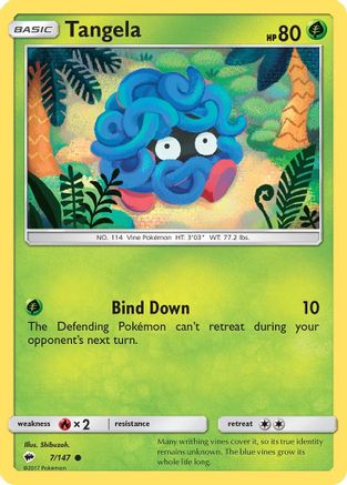 Tangela 007/147 SM Burning Shadows - Common