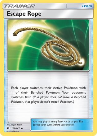 Escape Rope 114/147 SM Burning Shadows - Uncommon