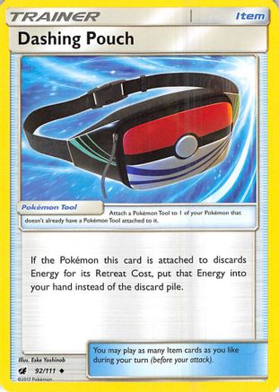 Dashing Pouch 092/111 SM Crimson Invasion - Uncommon