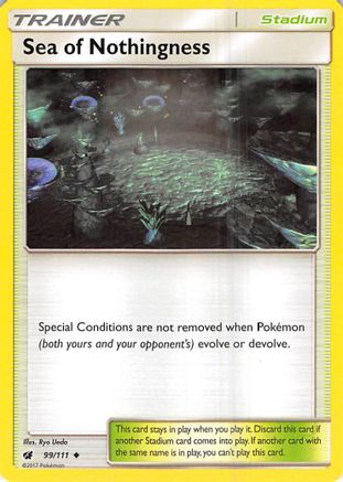 Sea of Nothingness 099/111 - Reverse Holofoil SM Crimson Invasion - Uncommon