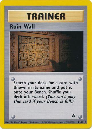 Ruin Wall 074 - Unlimited Neo Discovery - Uncommon