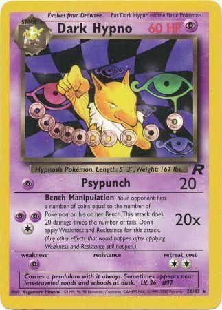 Dark Hypno (26) (26) 026 - Unlimited Team Rocket - Rare