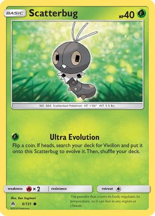 Scatterbug (6) (6) 006 SM Forbidden Light - Common