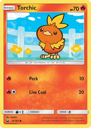 Torchic (26) (26) 026/168 SM Celestial Storm - Common