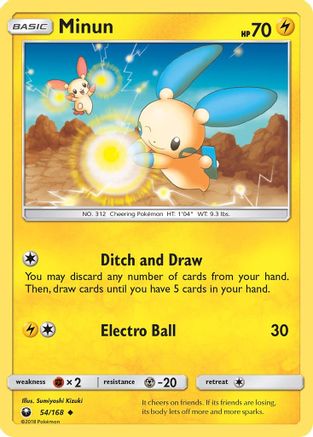 Minun 054/168 SM Celestial Storm - Uncommon
