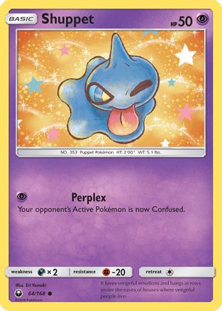 Shuppet (64) (64) 064/168 - Reverse Holofoil SM Celestial Storm - Common