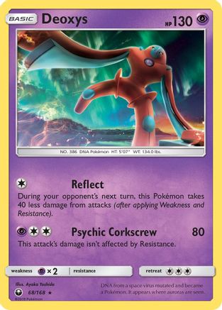 Deoxys (68) (68) 068/168 - Reverse Holofoil SM Celestial Storm - Rare