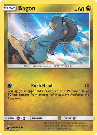 Bagon (103) (103) 103/168 - Reverse Holofoil SM Celestial Storm - Common