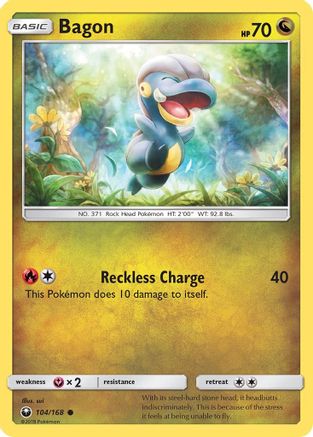 Bagon (104) (104) 104 - Reverse Holofoil SM Celestial Storm - Common
