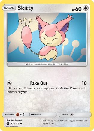 Skitty 120/168 - Reverse Holofoil SM Celestial Storm - Common