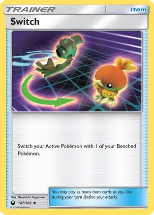 Switch 147/168 - Reverse Holofoil SM Celestial Storm - Uncommon