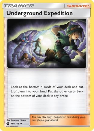 Underground Expedition 150/168 - Reverse Holofoil SM Celestial Storm - Uncommon