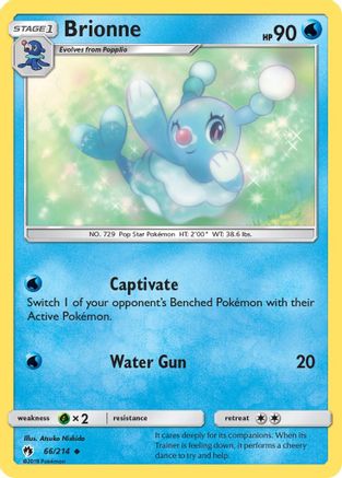 Brionne 066/214 - Reverse Holofoil SM Lost Thunder - Uncommon
