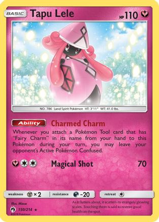 Tapu Lele 150 - Reverse Holofoil SM Lost Thunder - Holo Rare