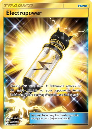 Electropower (Secret) 232 - Holofoil SM Lost Thunder - Secret Rare