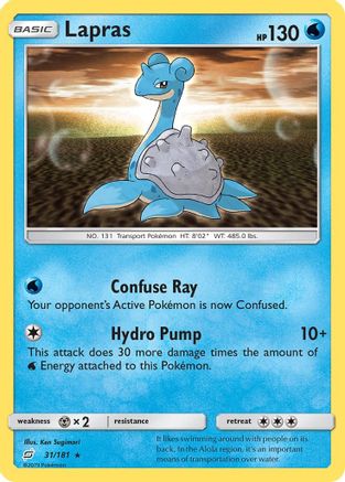 Lapras 031/181 SM Team Up - Rare