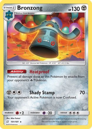 Bronzong 101 SM Team Up - Rare