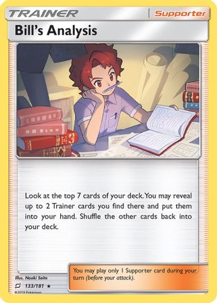 Bill's Analysis 133 - Holofoil SM Team Up - Holo Rare