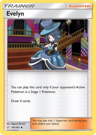 Evelyn 141/181 - Reverse Holofoil SM Team Up - Uncommon