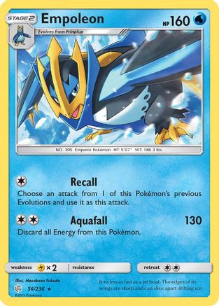 Empoleon 056/236 SM Cosmic Eclipse - Rare