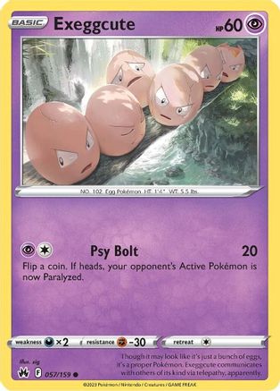 Exeggcute 057/159 Crown Zenith - Common