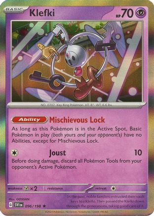 Klefki 096/198 - Holofoil SV01 Scarlet & Violet Base Set - Rare