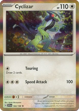 Cyclizar 164/198 - Holofoil SV01 Scarlet & Violet Base Set - Rare