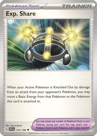 Exp. Share 174/198 SV01 Scarlet & Violet Base Set - Uncommon