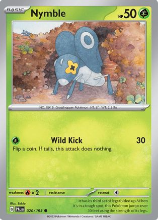 Nymble 020/193 SV02 Paldea Evolved - Common