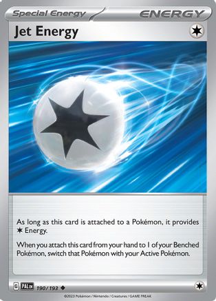 Jet Energy 190/193 SV02 Paldea Evolved - Uncommon