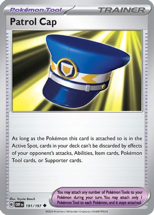 Patrol Cap 191/197 SV03 Obsidian Flames - Uncommon