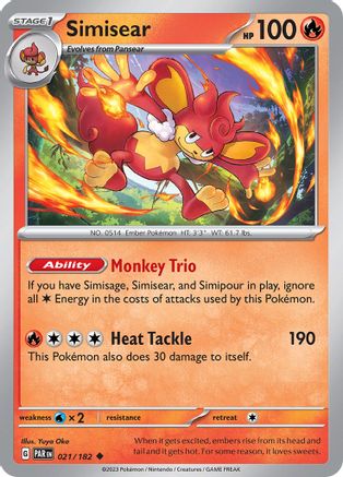Simisear 021/182 SV04 Paradox Rift - Uncommon