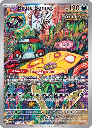 Brute Bonnet 207/182 - Holofoil SV04 Paradox Rift - Illustration Rare
