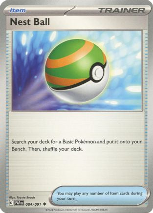 Nest Ball 084/091 - Reverse Holofoil SV Paldean Fates - Uncommon
