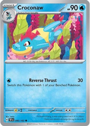 Croconaw 040/162 SV05 Temporal Forces - Common