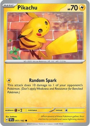 Pikachu 051/162 SV05 Temporal Forces - Common