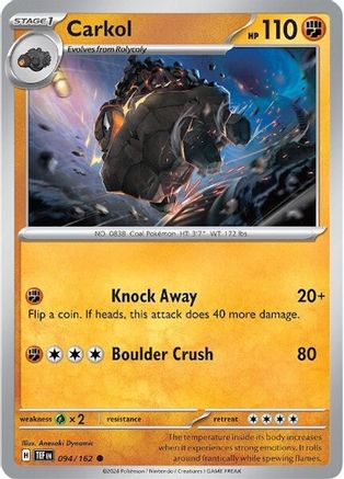 Carkol 094/162 SV05 Temporal Forces - Common