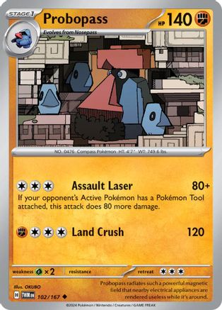 Probopass 102/167 SV06 Twilight Masquerade - Uncommon