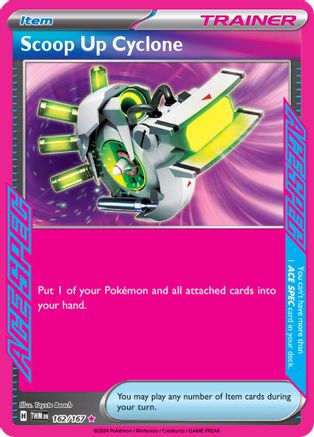 Scoop Up Cyclone 162 - Holofoil SV06 Twilight Masquerade - ACE SPEC Rare