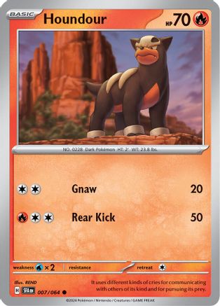 Houndour 007/064 SV Shrouded Fable - Common