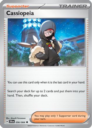 Cassiopeia 056/064 - Reverse Holofoil SV Shrouded Fable - Uncommon