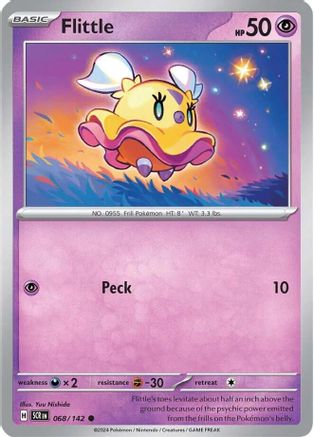 Flittle 068/142 - Reverse Holofoil SV07 Stellar Crown - Common