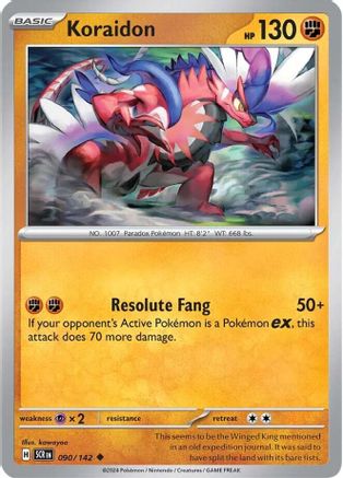 Koraidon 090/142 SV07 Stellar Crown - Uncommon