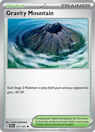 Gravity Mountain 177/191 SV08 Surging Sparks - Uncommon