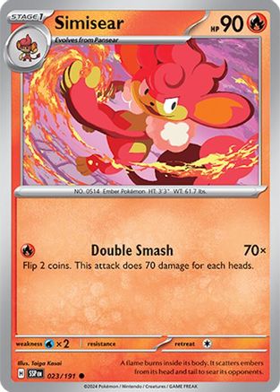 Simisear 023/191 SV08 Surging Sparks - Common