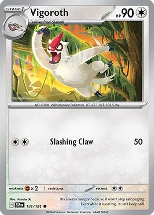 Vigoroth 146/191 SV08 Surging Sparks - Common