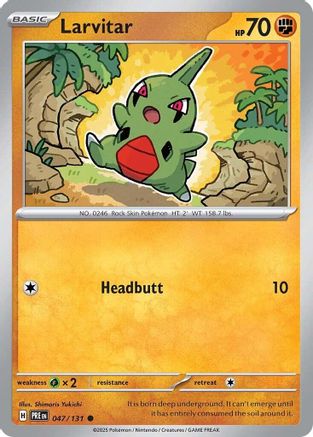 Larvitar 047/131 SV Prismatic Evolutions - Common