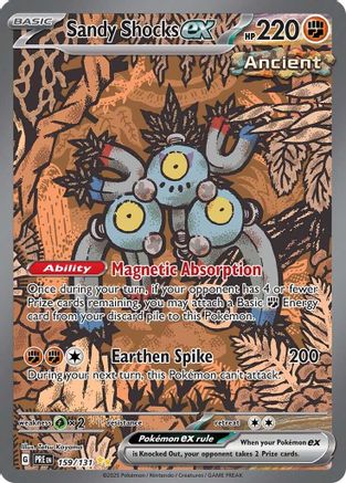 Sandy Shocks ex 159/131 - Holofoil SV Prismatic Evolutions - Special Illustration Rare